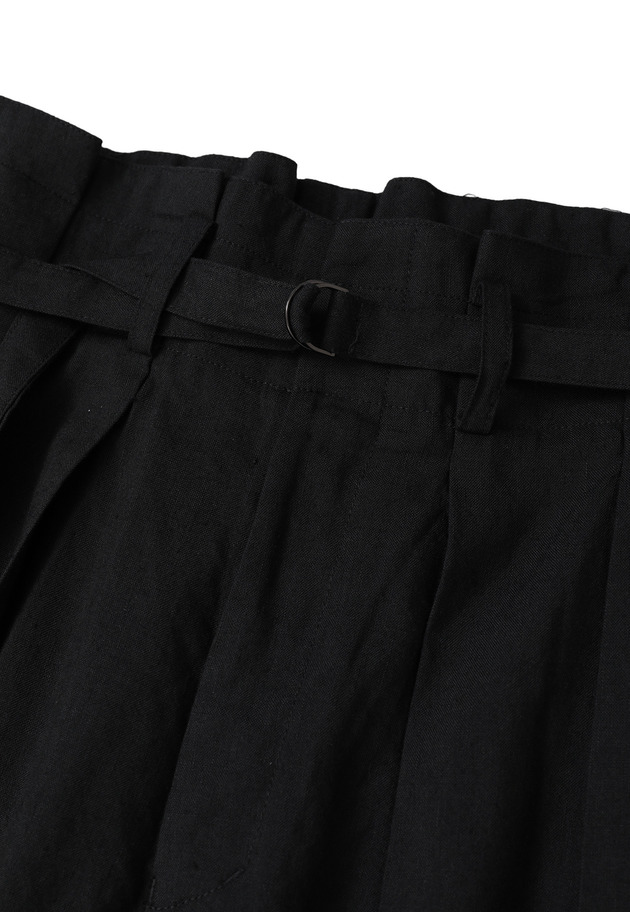 リネンビスコーストラウザー 詳細画像 Black 9