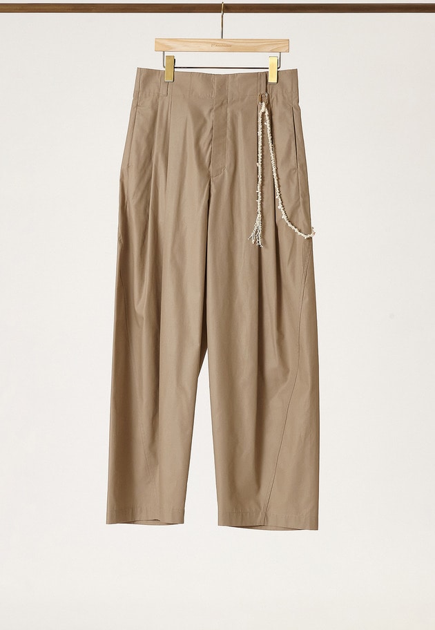チンツシェルチェーンパンツ 詳細画像 Beige 1