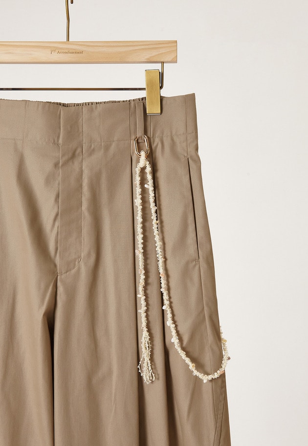 チンツシェルチェーンパンツ 詳細画像 Beige 3