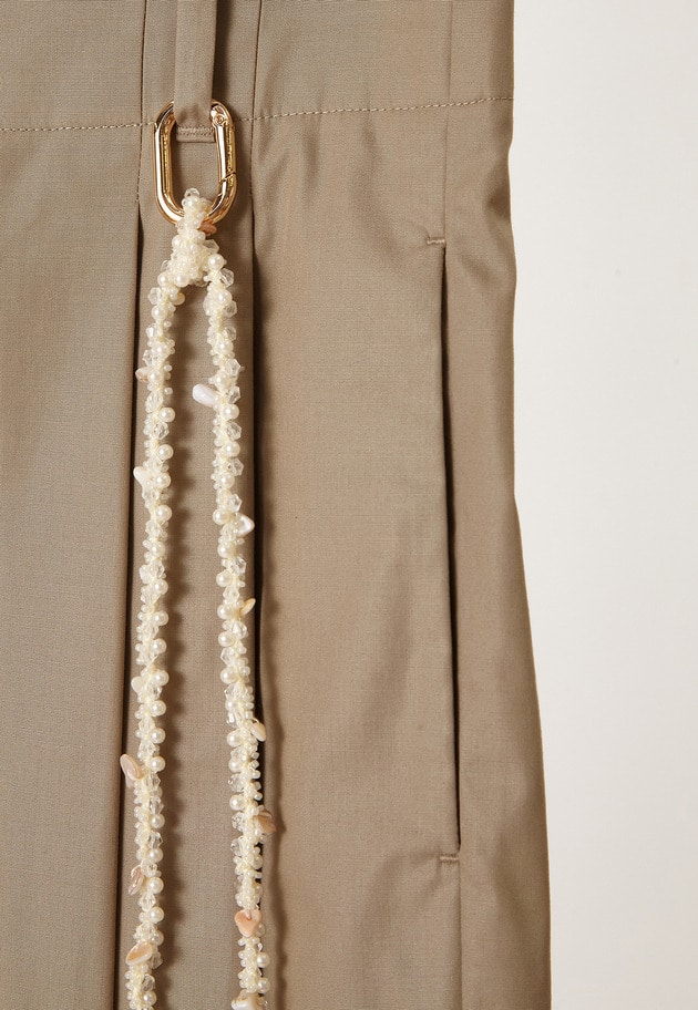 チンツシェルチェーンパンツ 詳細画像 Beige 4