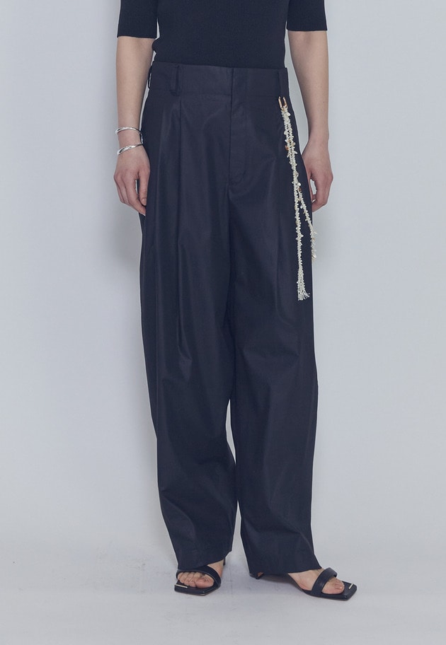 チンツシェルチェーンパンツ 詳細画像 Black 2