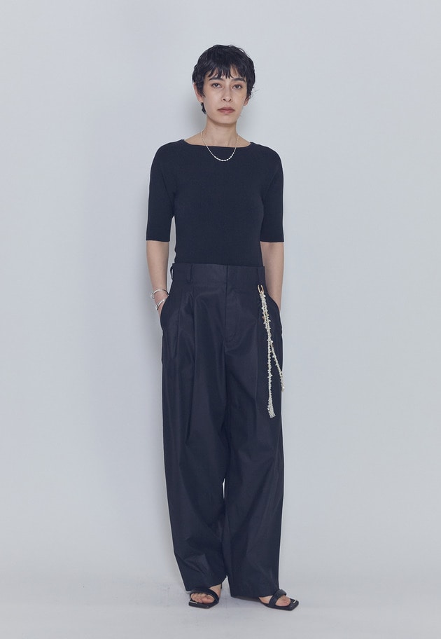 チンツシェルチェーンパンツ 詳細画像 Black 3