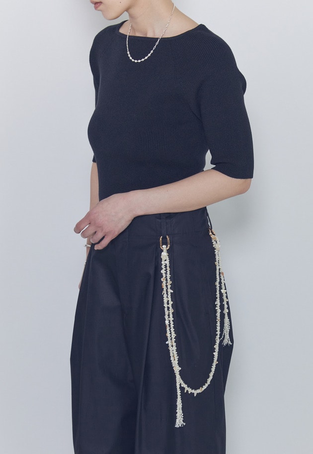 チンツシェルチェーンパンツ 詳細画像 Black 6