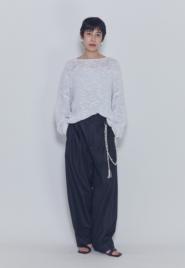 チンツシェルチェーンパンツ 詳細画像 Black 8