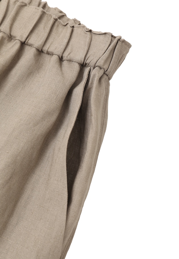 【予約】ウォッシュリネンイージーパンツ 詳細画像 Mocha 15