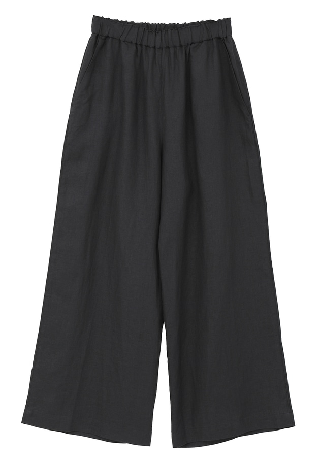 【予約】ウォッシュリネンイージーパンツ 詳細画像 Black 11