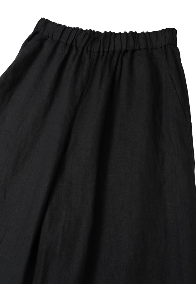 ウォッシュリネンイージーパンツ 詳細画像 Black 13