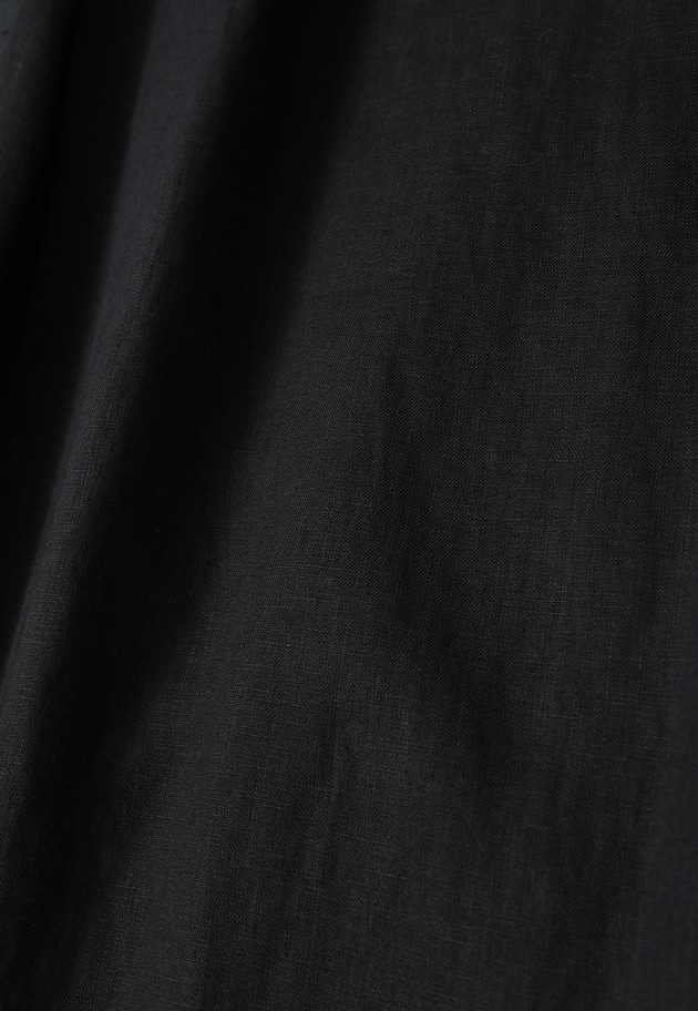 ウォッシュリネンイージーパンツ 詳細画像 Black 16