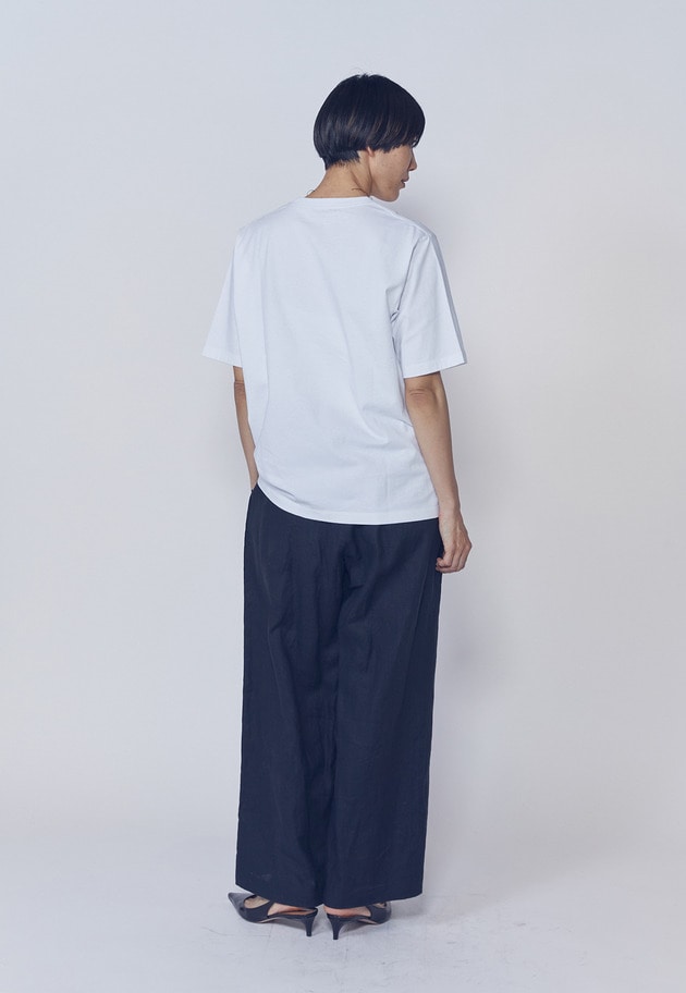 【予約】ウォッシュリネンイージーパンツ 詳細画像 Black 5