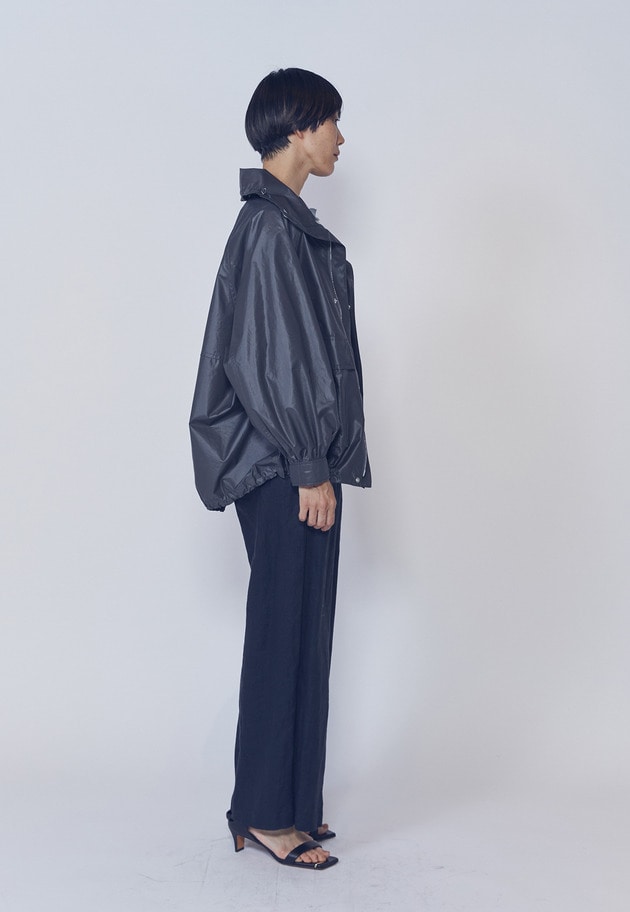 【予約】ウォッシュリネンイージーパンツ 詳細画像 Black 8