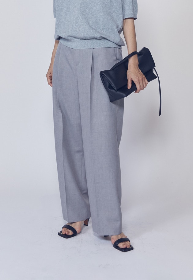 ワンタックイージートラウザー 詳細画像 Gray 1