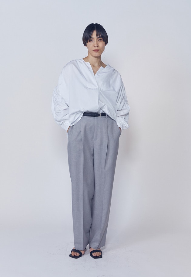 ワンタックイージートラウザー 詳細画像 Gray 6