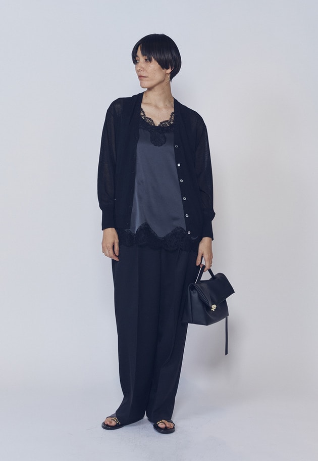 ワンタックイージートラウザー 詳細画像 Black 3