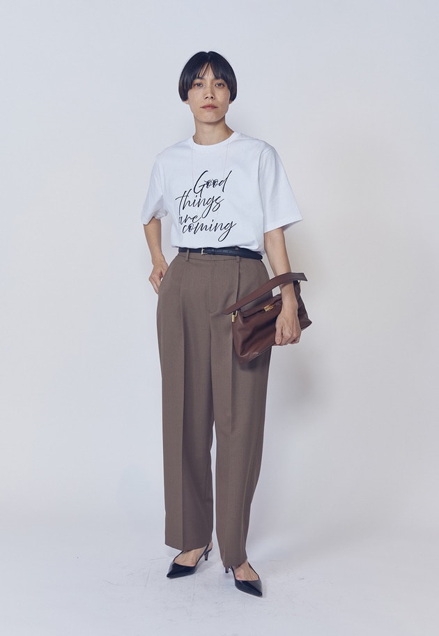 ワンタックイージートラウザー 詳細画像 Brown 2