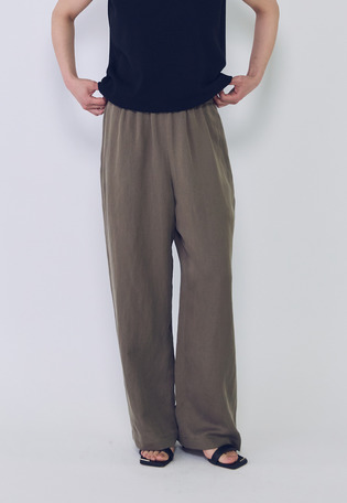 【予約・追加】テンセルリネンイージーパンツ