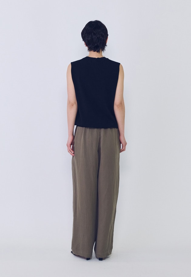 【予約・追加】テンセルリネンイージーパンツ 詳細画像 Mocha 6