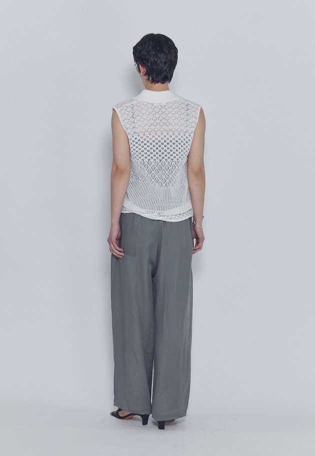 【予約・追加】テンセルリネンイージーパンツ 詳細画像 Khaki 4