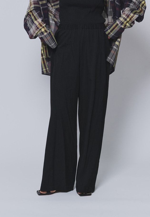 テンセルツイルイージーパンツ 詳細画像 Black 1