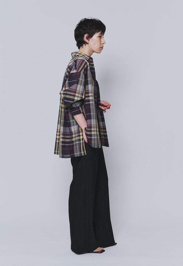 テンセルツイルイージーパンツ 詳細画像 Black 4