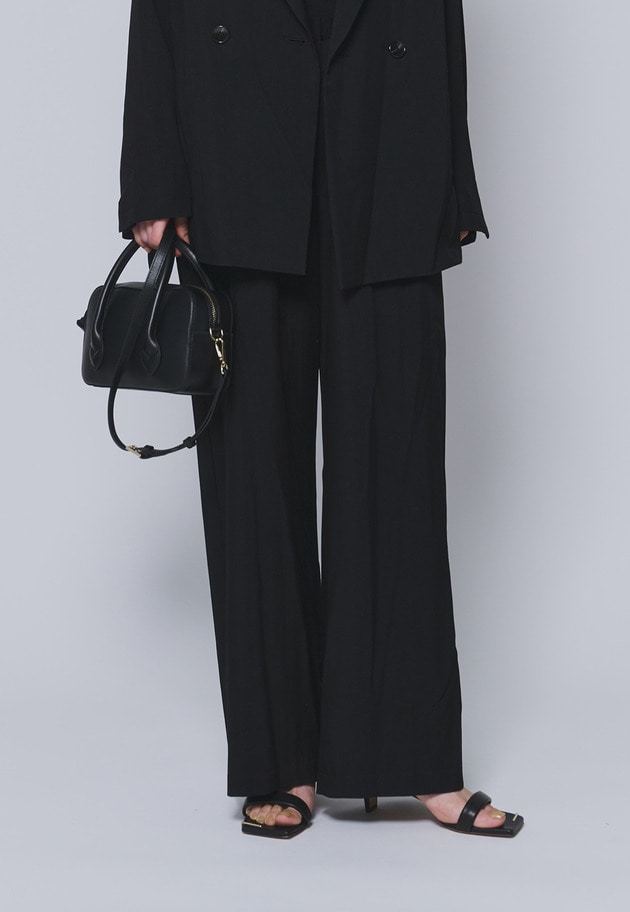 テンセルツイルイージーパンツ 詳細画像 Black 6