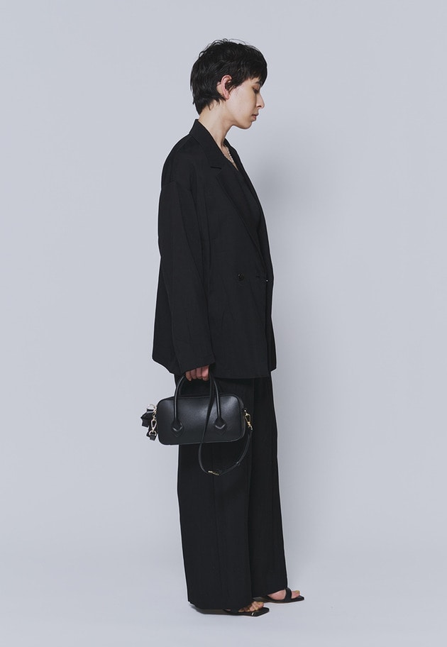 テンセルツイルイージーパンツ 詳細画像 Black 8