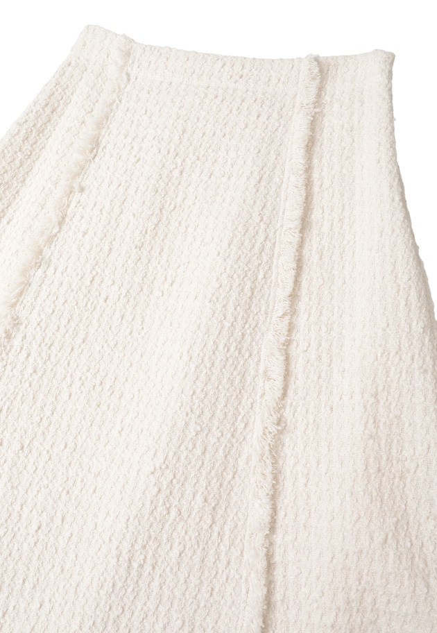リングツイードフレアスカート 詳細画像 Offwhite 13