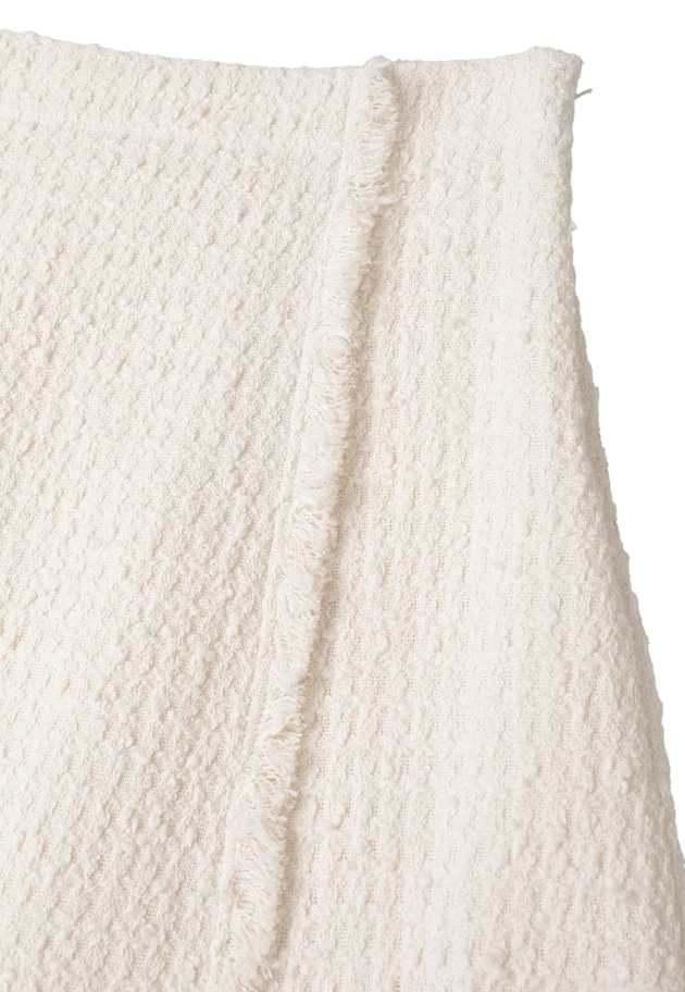 リングツイードフレアスカート 詳細画像 Offwhite 14