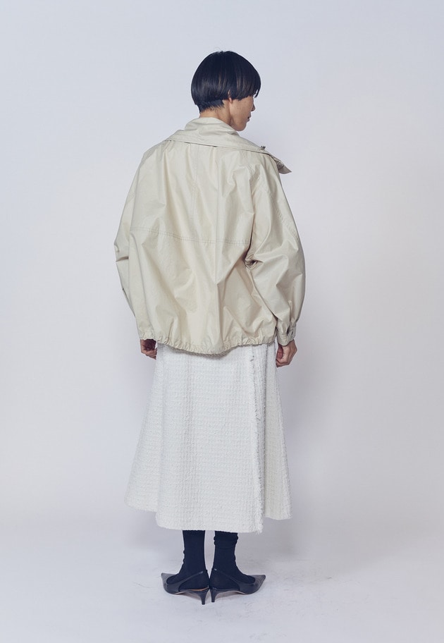 リングツイードフレアスカート 詳細画像 Offwhite 4