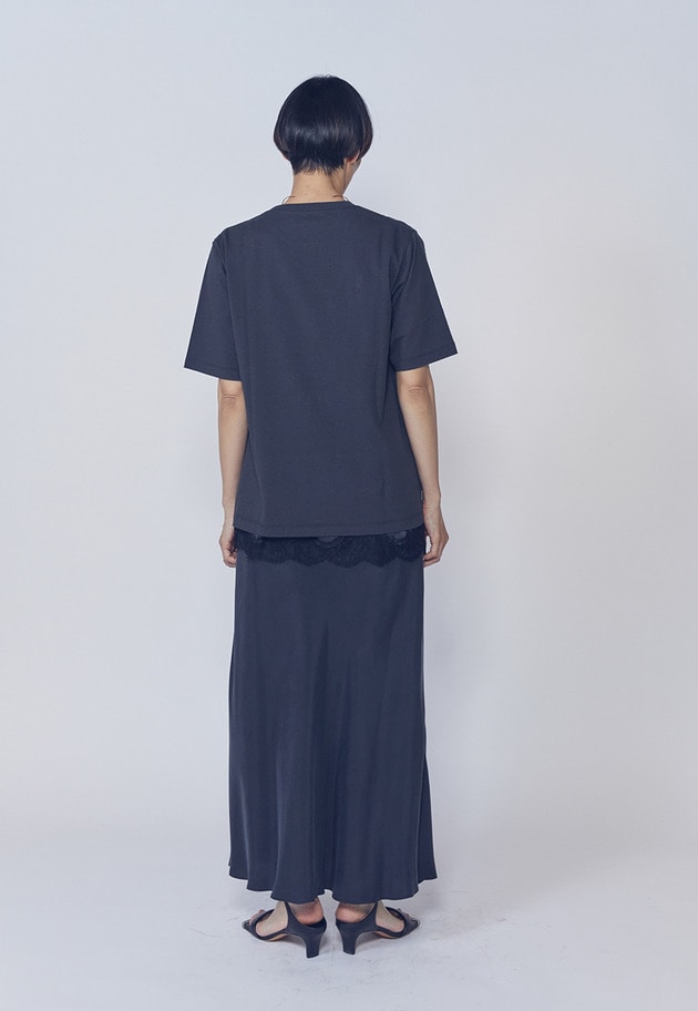 【新色】キュプラフィブリルマーメイドスカート 詳細画像 Black 4