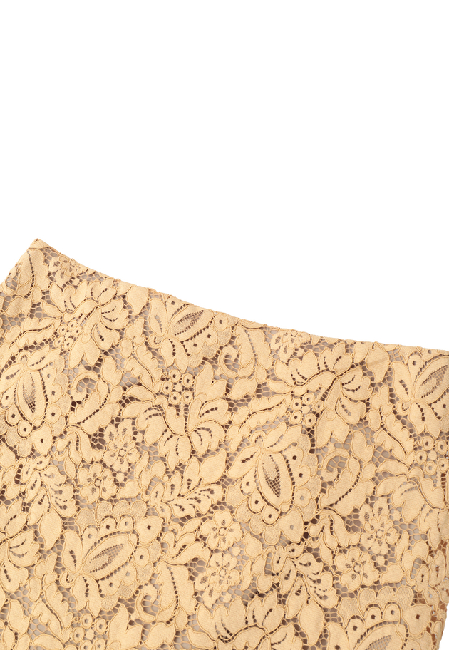 【予約】フラワーレースタイトスカート 詳細画像 Camel 13