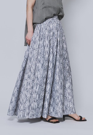 【予約】パイソンプリントスカート