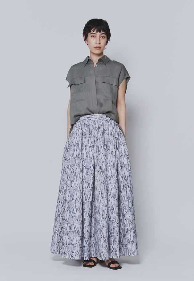 【予約】パイソンプリントスカート 詳細画像 Other 2