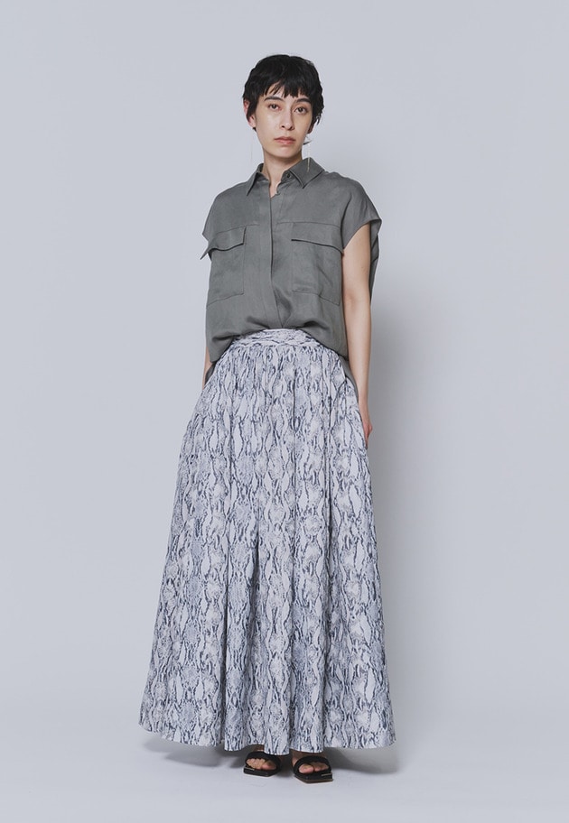 【予約】パイソンプリントスカート 詳細画像 Other 3