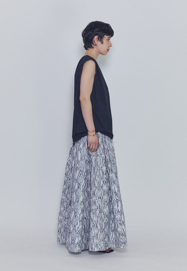 【予約】パイソンプリントスカート 詳細画像 Other 9