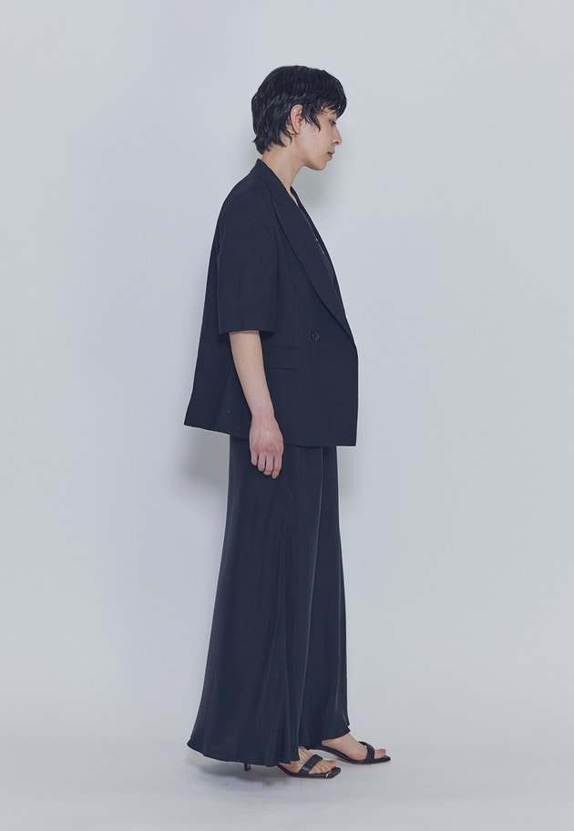 キュプラフィブリル マーメイドスカート 詳細画像 Black 4