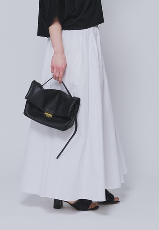 【追加・リニューアル】タイプライターギャザーマキシスカート