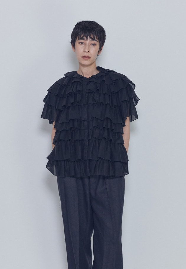 【予約】ガスボイルフリルボレロ 詳細画像 Black 1