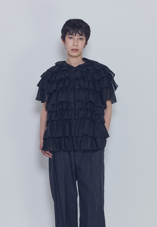 【予約】ガスボイルフリルボレロ 詳細画像 Black 2