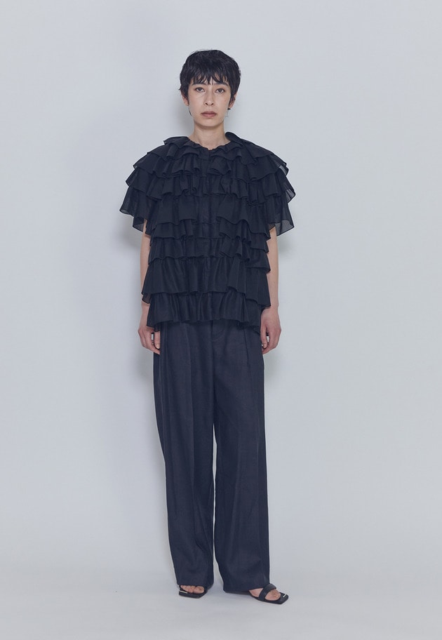 【予約】ガスボイルフリルボレロ 詳細画像 Black 3