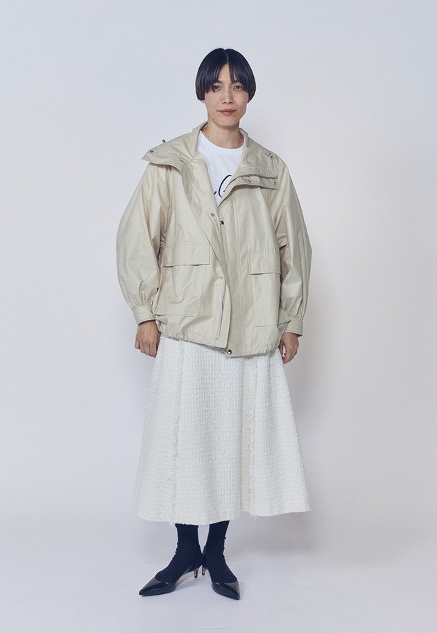 タイプライターブルゾン 詳細画像 Beige 3
