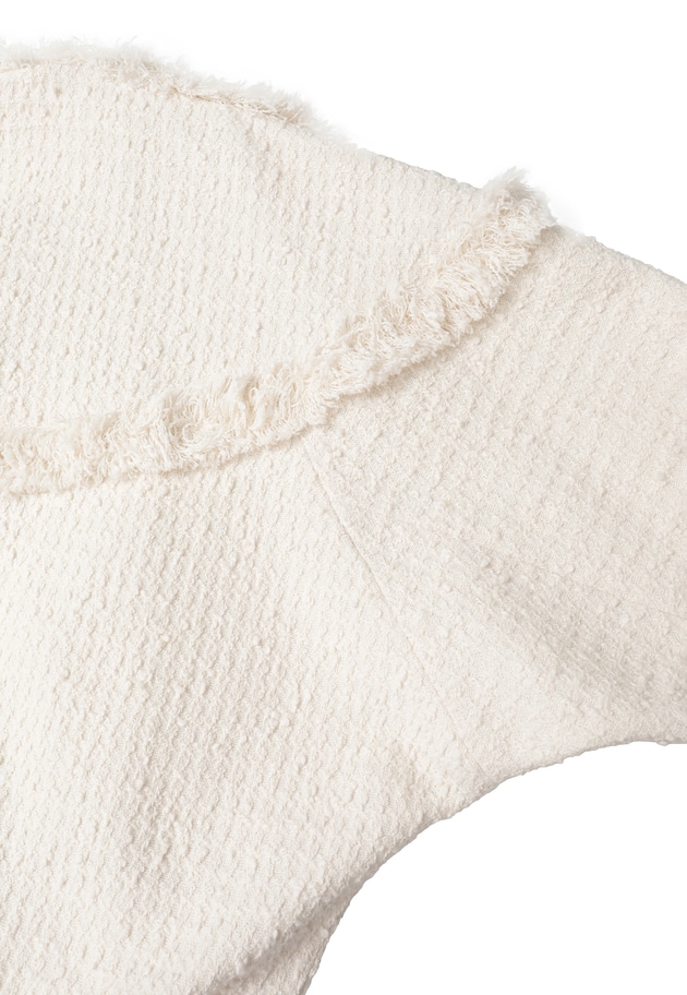 リングツイードブルゾン 詳細画像 Offwhite 17