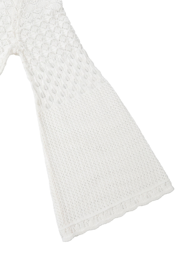 クロシェロングニットカーディガン 詳細画像 Offwhite 14