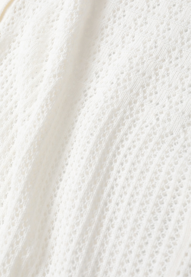 クロシェロングニットカーディガン 詳細画像 Offwhite 18