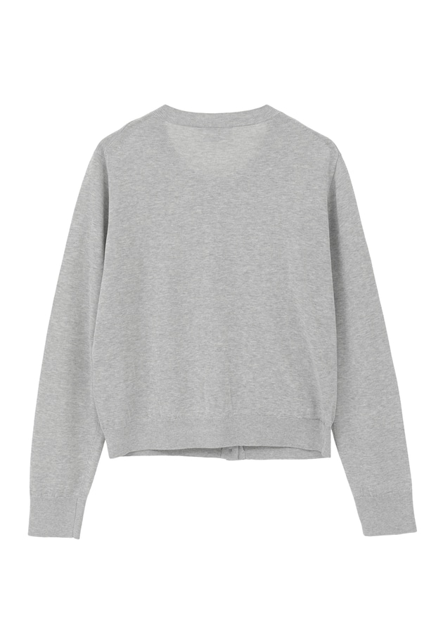 コンパクトボタンカーディガン 詳細画像 Gray 12