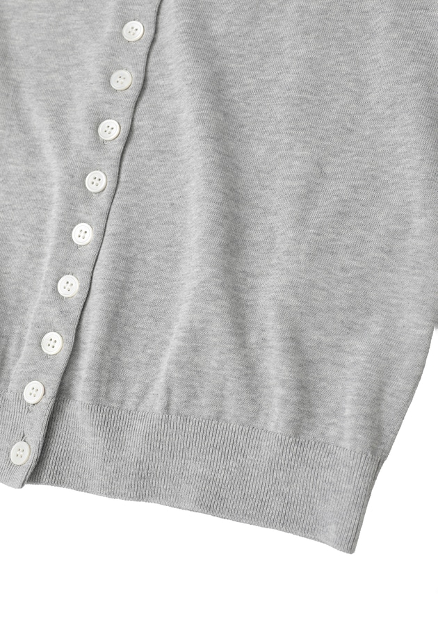 コンパクトボタンカーディガン 詳細画像 Gray 15