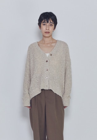 ファンシーヤーンカーディガン