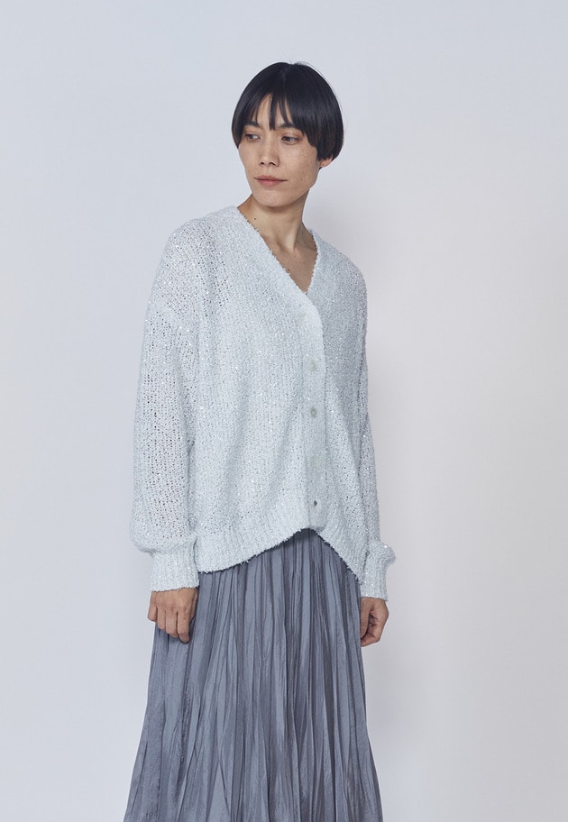 ファンシーヤーンカーディガン 詳細画像 Offwhite 3