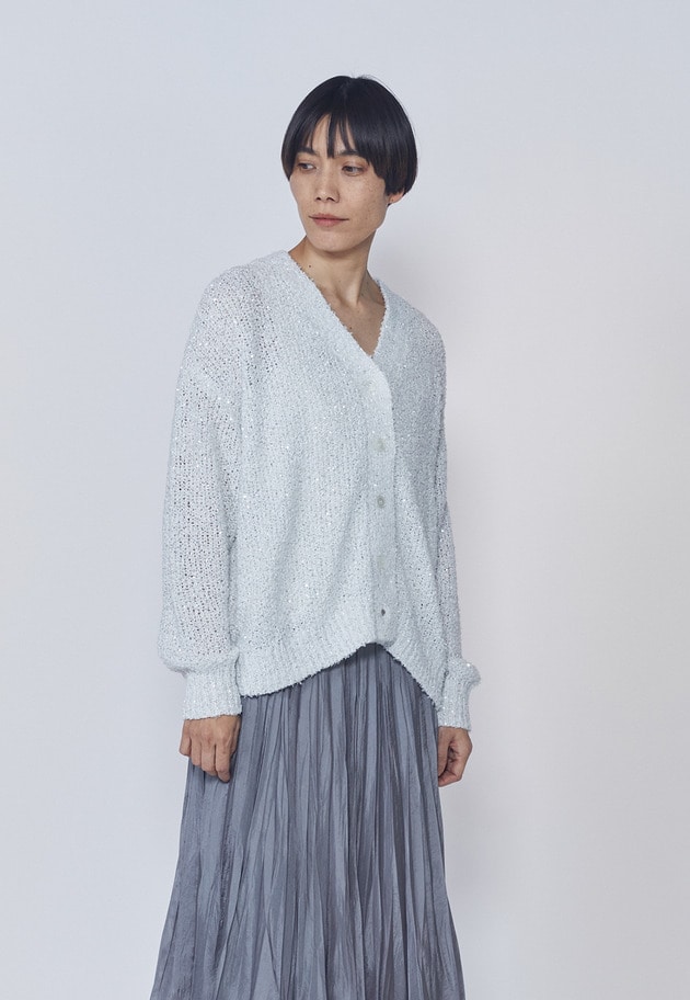 ファンシーヤーンカーディガン 詳細画像 Offwhite 9