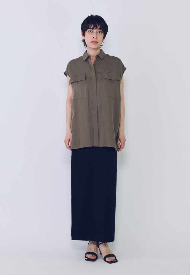 ニットタイトスカート 詳細画像 Black 3