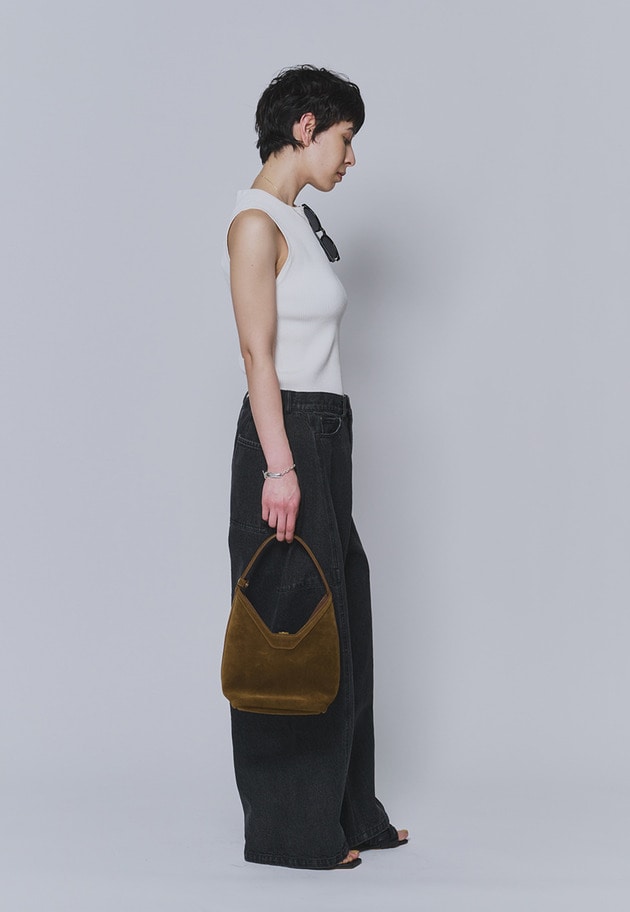 コットンナイロンニットリブタンク 詳細画像 Offwhite 3